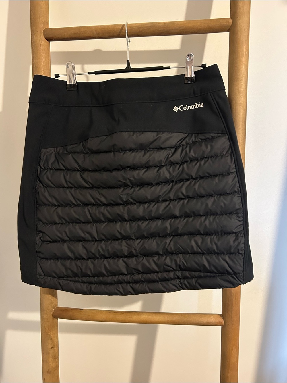 Columbia Powder Lite II Insulated Puffer Skirt- Black in size 8